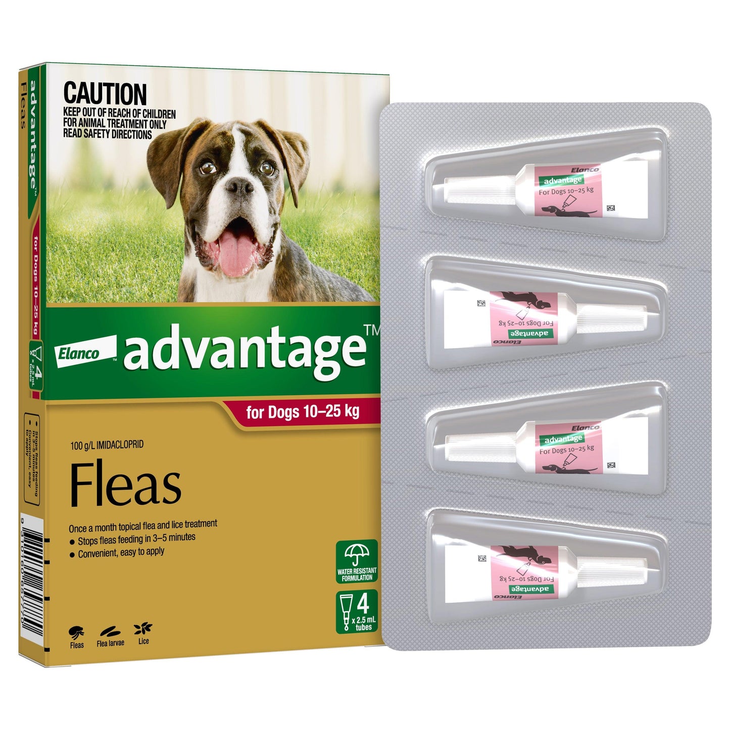 Advantage Spot-On Flea Treatment 10-25kg Dog