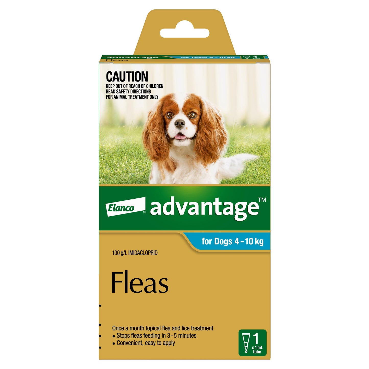 Advantage Spot-On Flea Treatment 4-10kg Dog