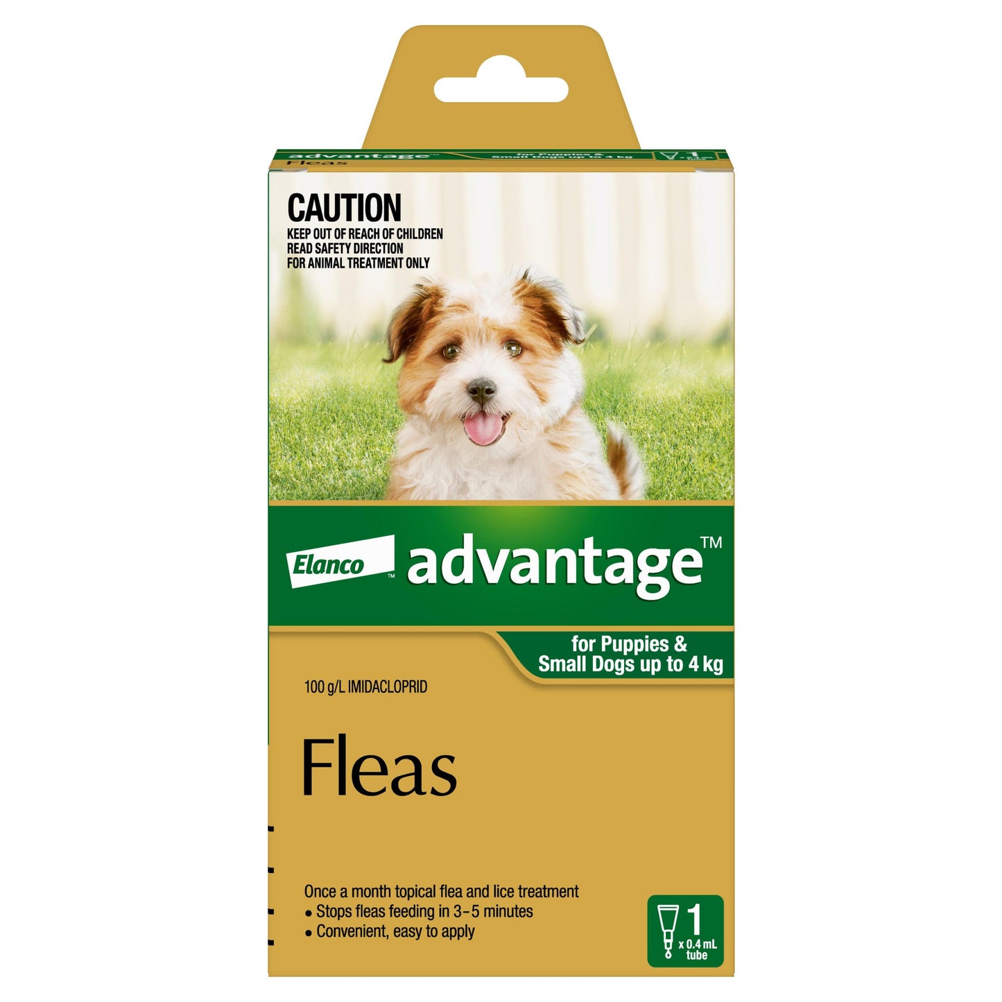 Advantage Puppy & Small Breed <4kg Flea & Tick Spot-On Dog Treatment