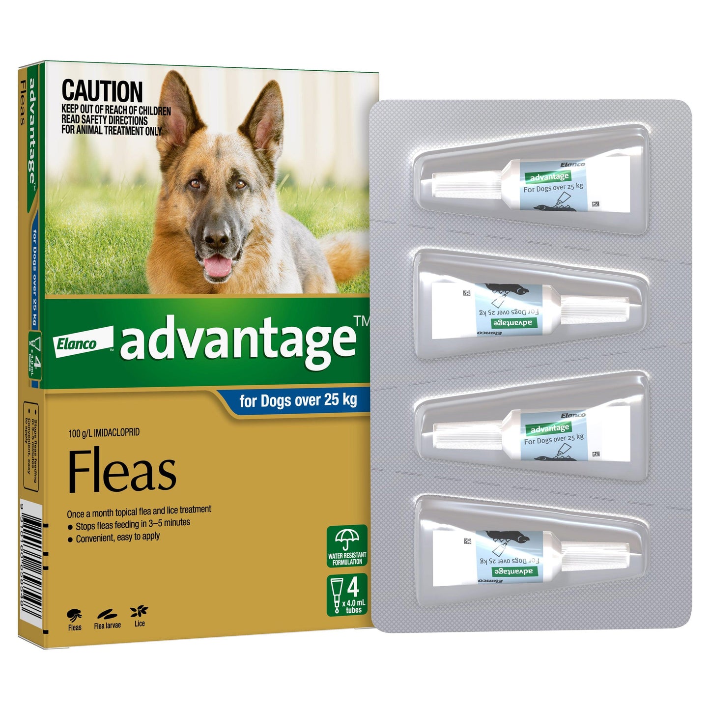 Advantage Spot-On Flea Treatment 25kg+ Dog