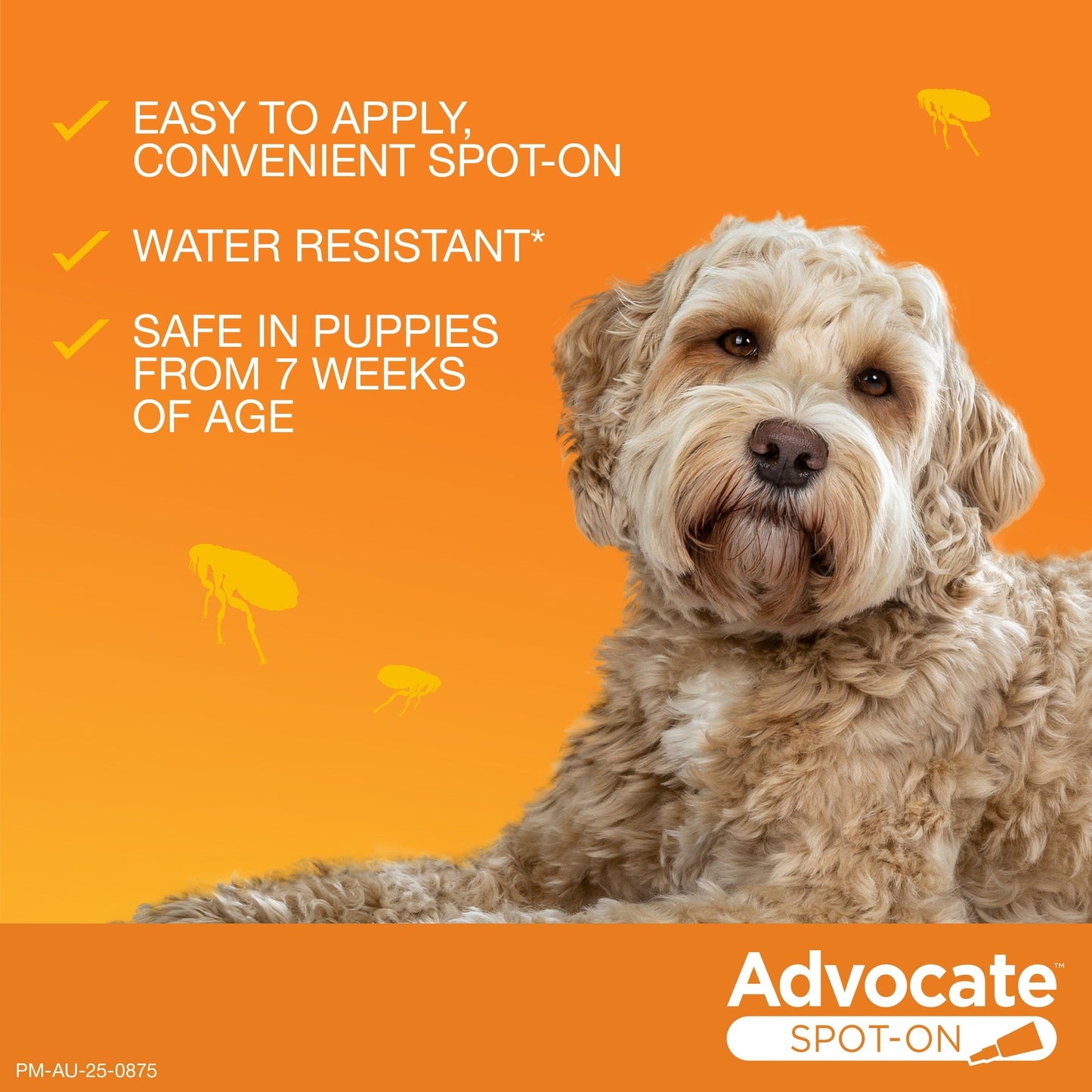 Advocate Red Spot-On Flea & Worming Treatment 10-25kg Dog