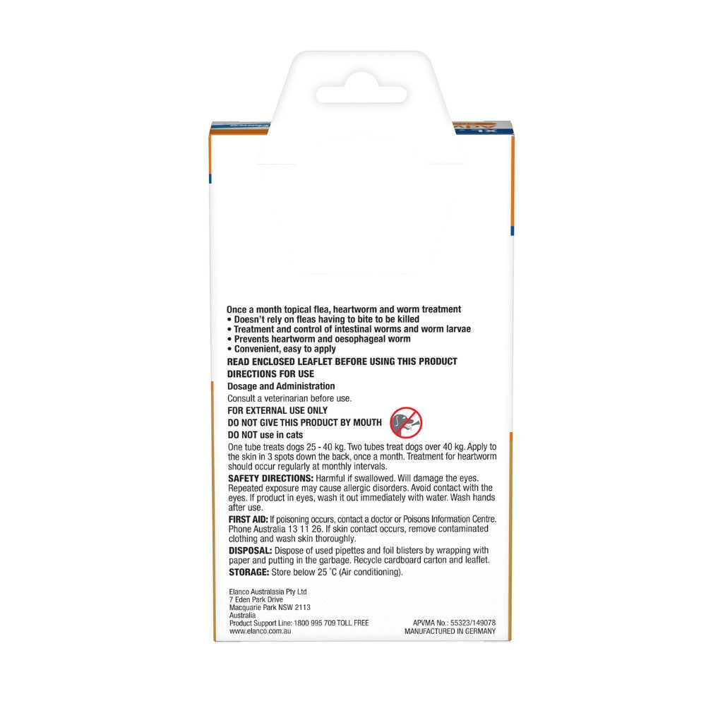 Advocate Extra Large Breed 25kg+ Flea & Worming Spot-On Dog Treatment