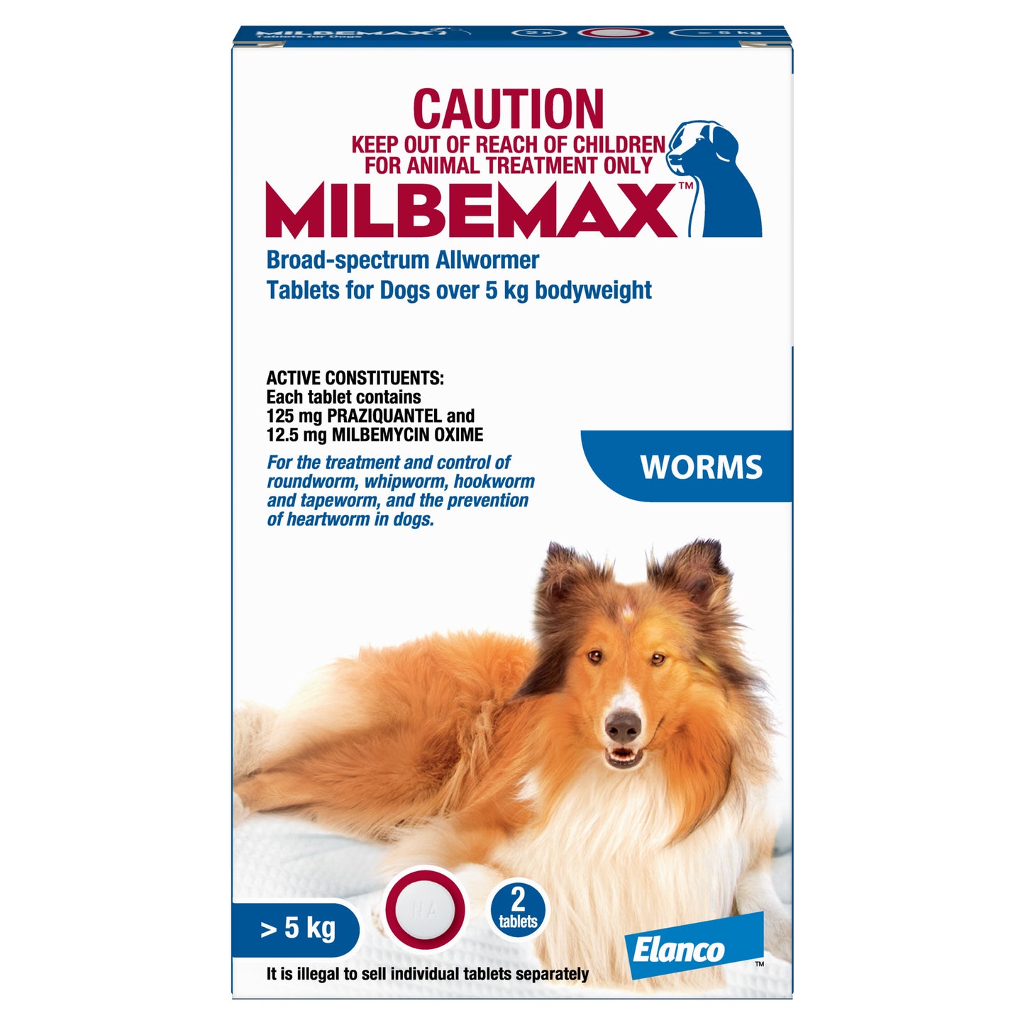 Milbemax Allwormer >5kg Dog