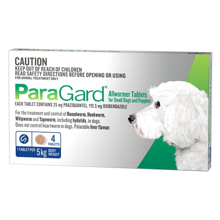 Paragard Allwormer & Puppies Small Dog