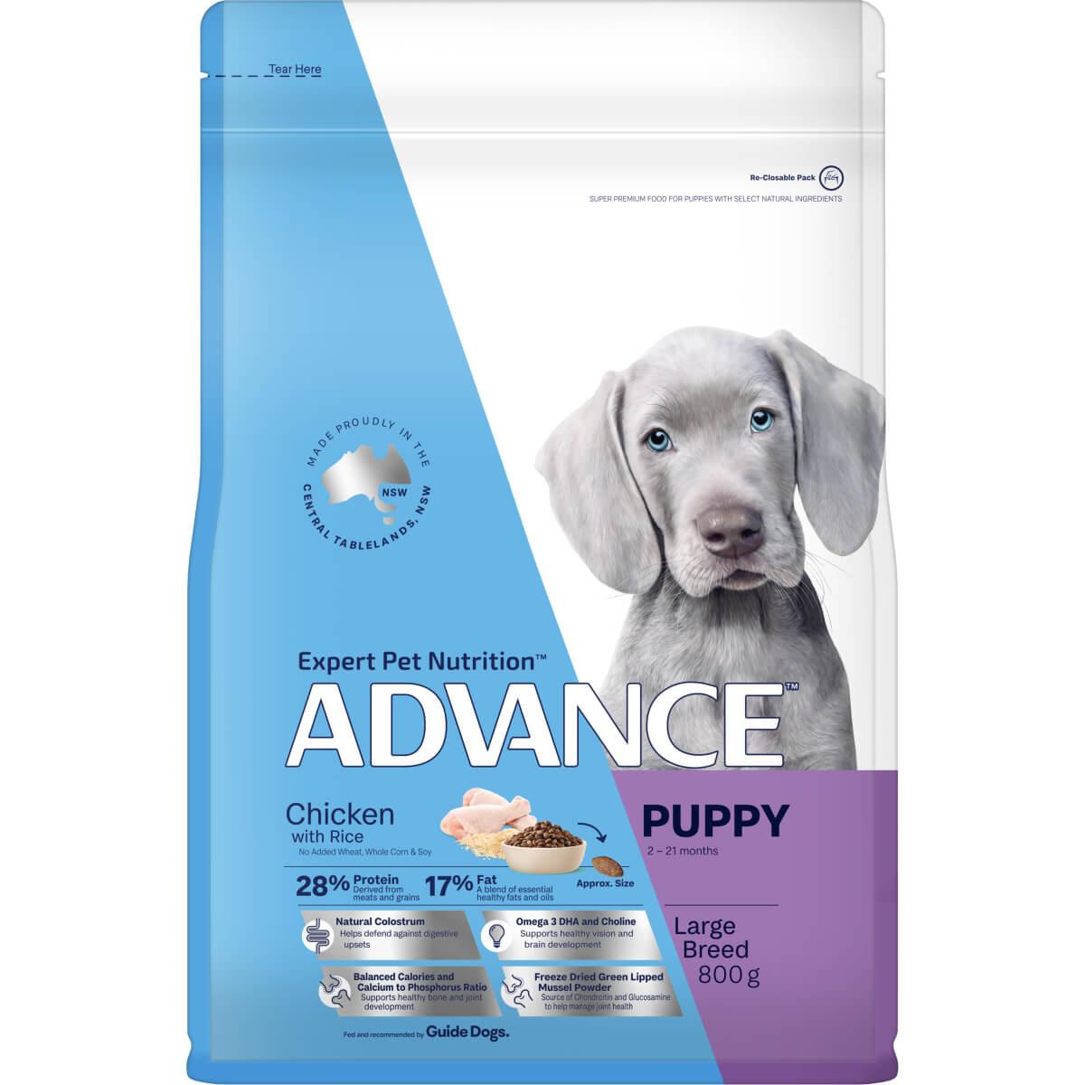 Advance Large Puppy Chicken With Rice Dry Dog Food