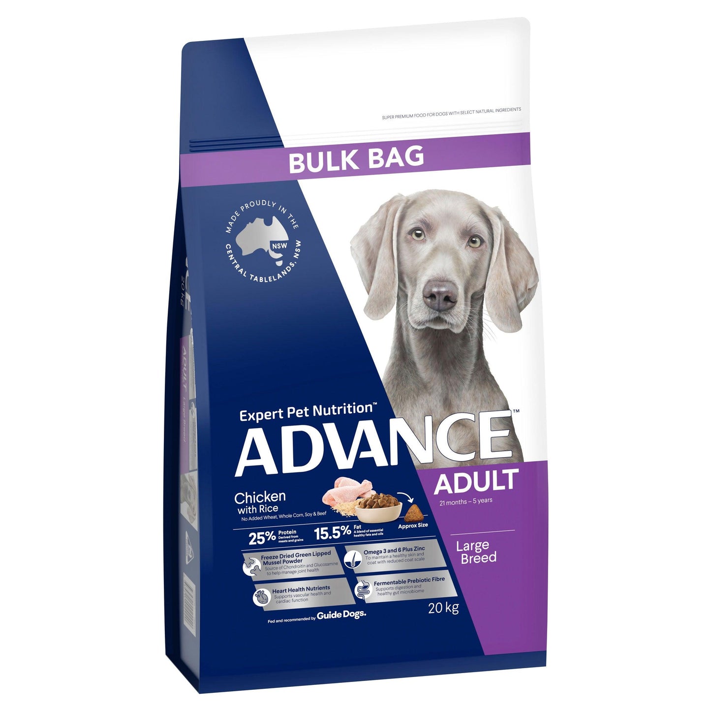 Advance Large Adult Chicken With Rice Dry Dog Food