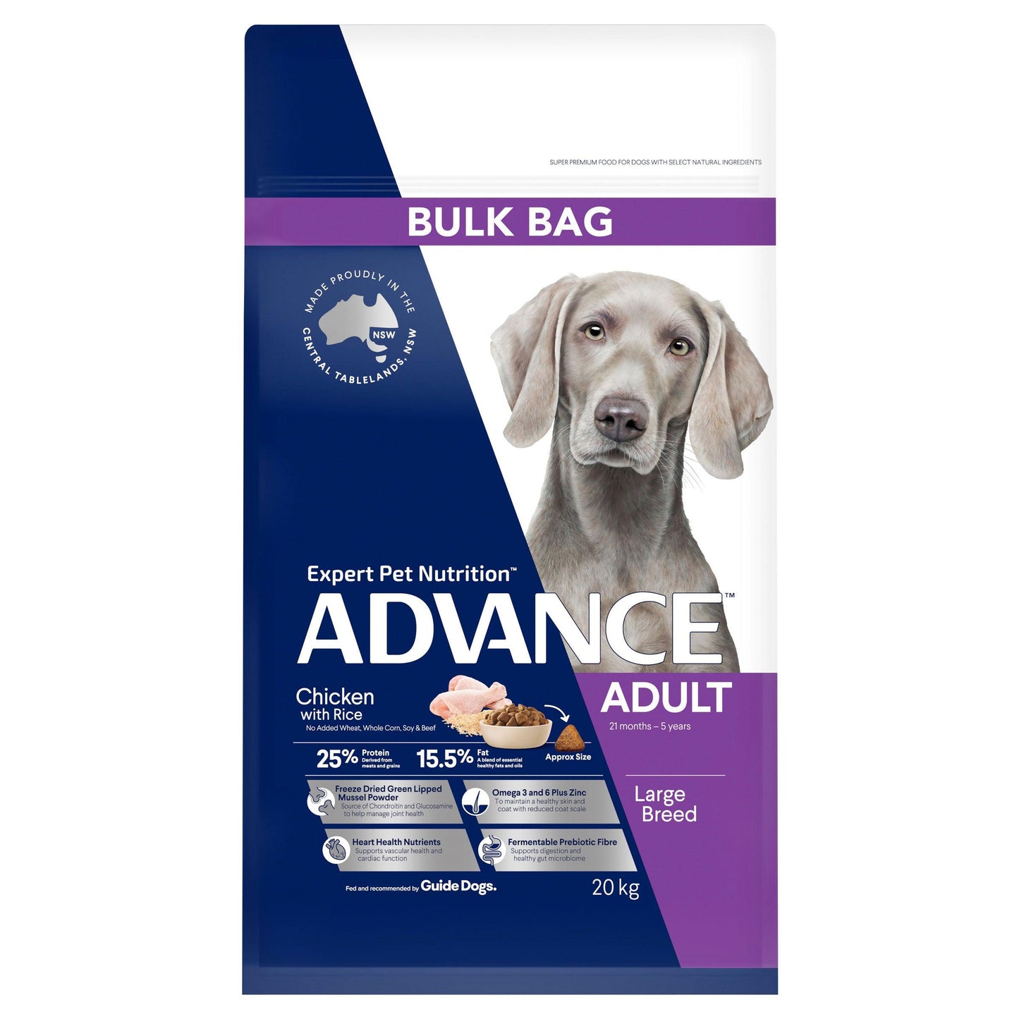 Advance Large Adult Chicken With Rice Dry Dog Food