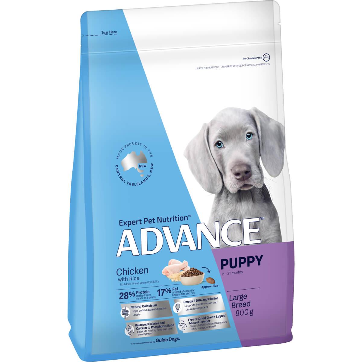 Advance Large Puppy Chicken With Rice Dry Dog Food