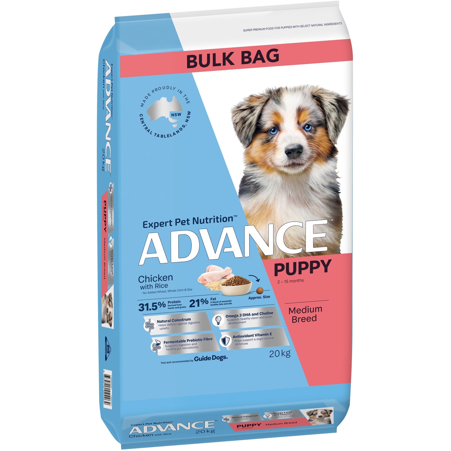 Advance Medium Puppy Chicken With Rice Dry Dog Food