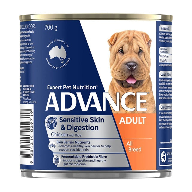 Advance Adult Skin & Digestion Chicken with Rice Wet Dog Food