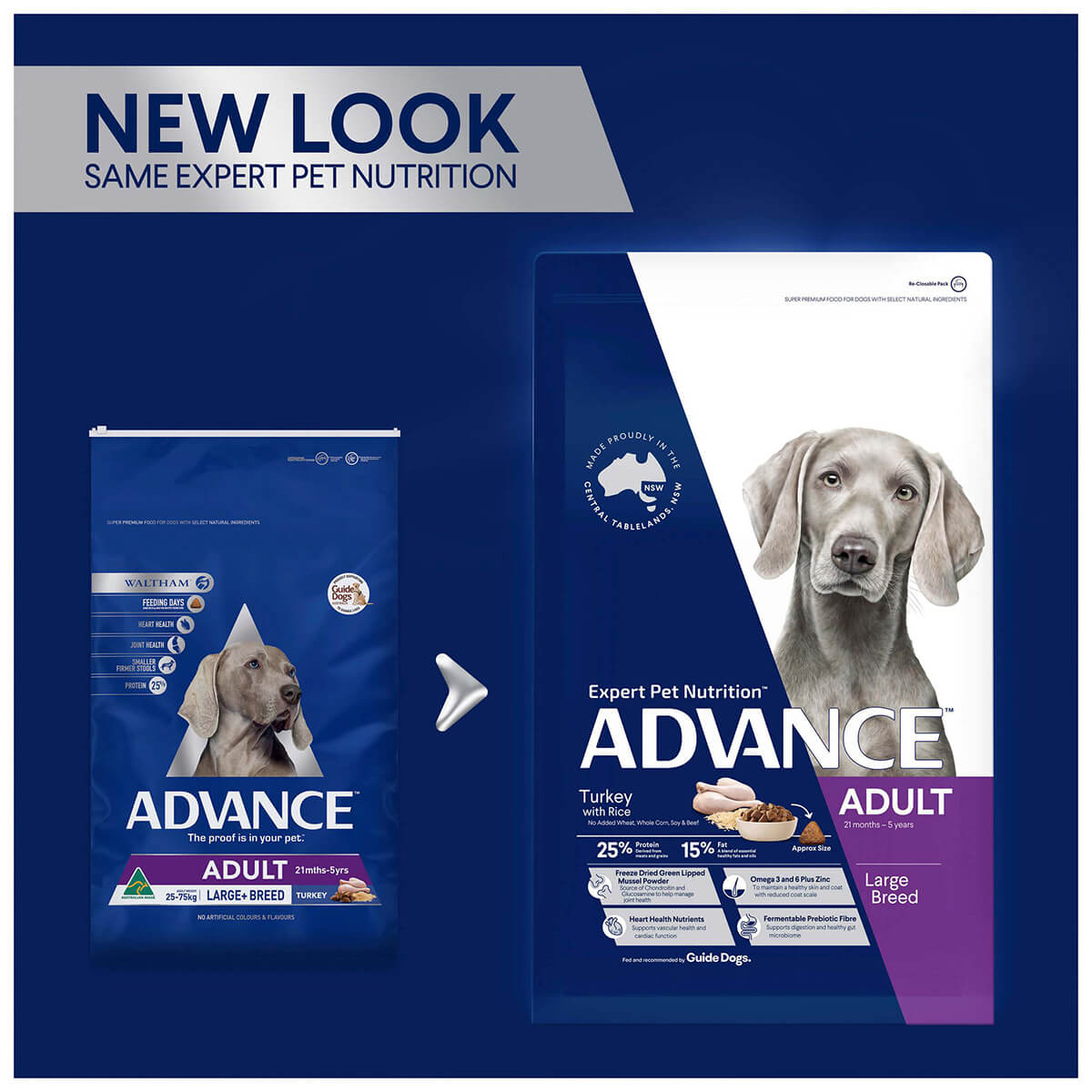 Advance Large Breed Adult Turkey & Rice Dry Dog Food