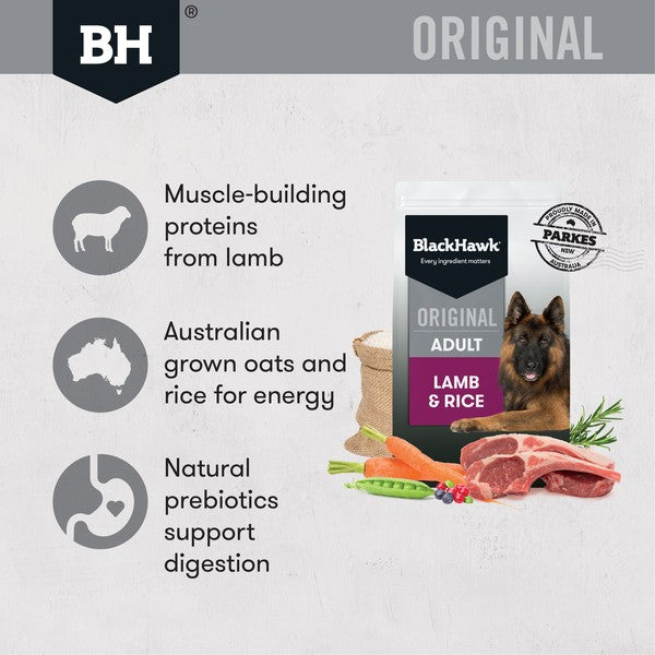 Black Hawk Original Lamb & Rice Adult Dry Dog Food