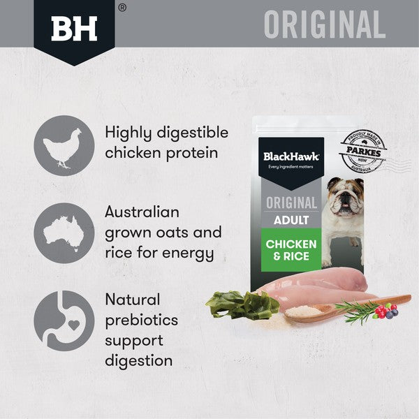 Black Hawk Original Chicken & Rice Adult Dry Dog Food