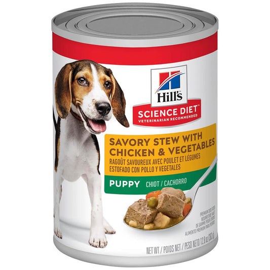 Hill's Science Diet Savory Stew Puppy Chicken & Vegetable Wet Dog Food