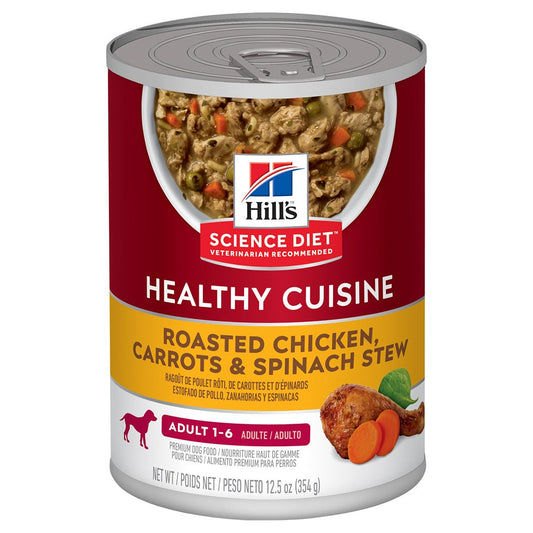 Hills Science Diet Adult Healthy Cuisine Chicken & Carrot Stew Canned Wet Dog Food