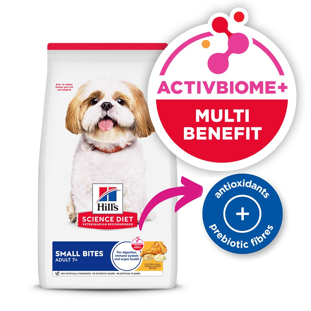 Hill's Science Diet Small Bites Senior Chicken Dry Dog Food