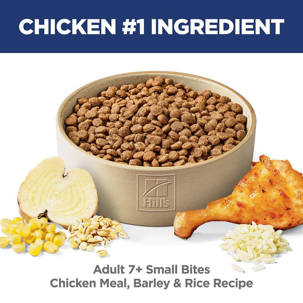 Hill's Science Diet Small Bites Senior Chicken Dry Dog Food