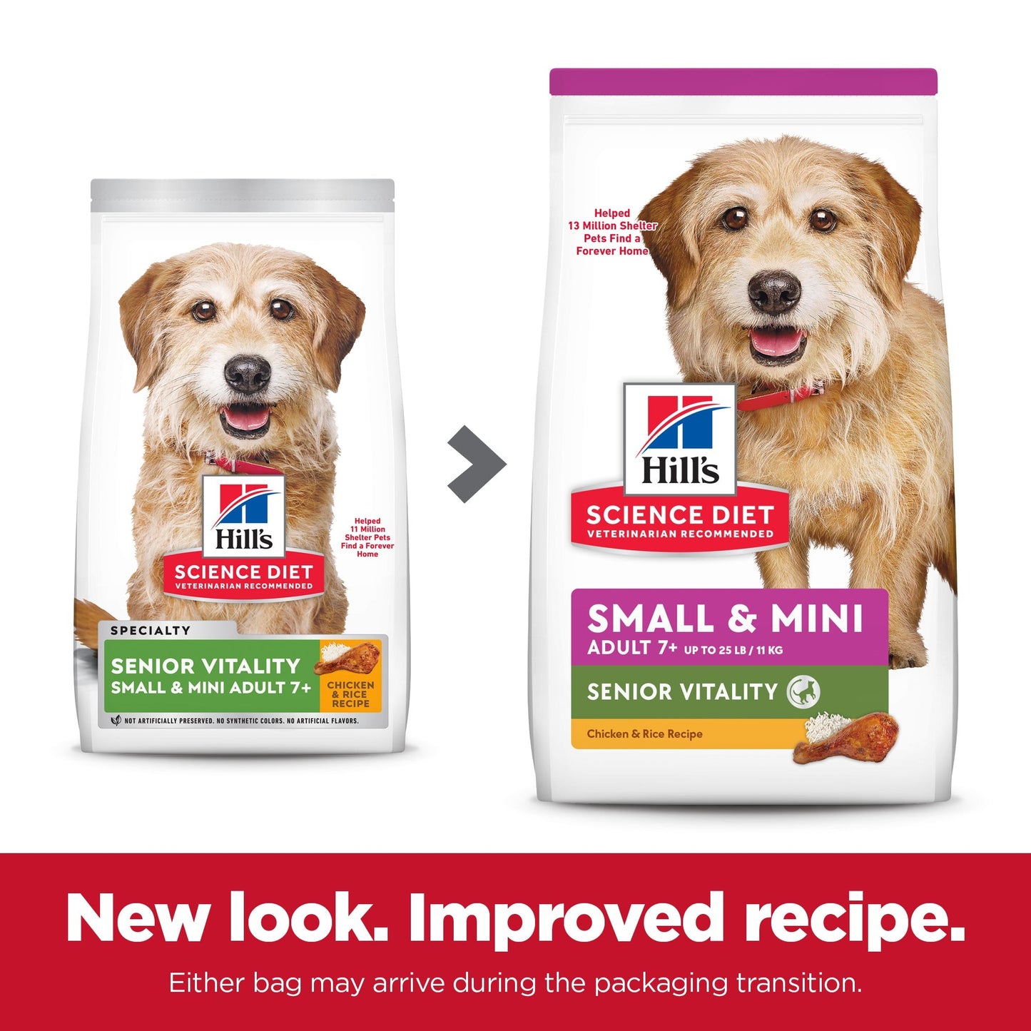 Hill's Science Diet Senior Vitality Small & Mini Senior Chicken Dry Dog Food