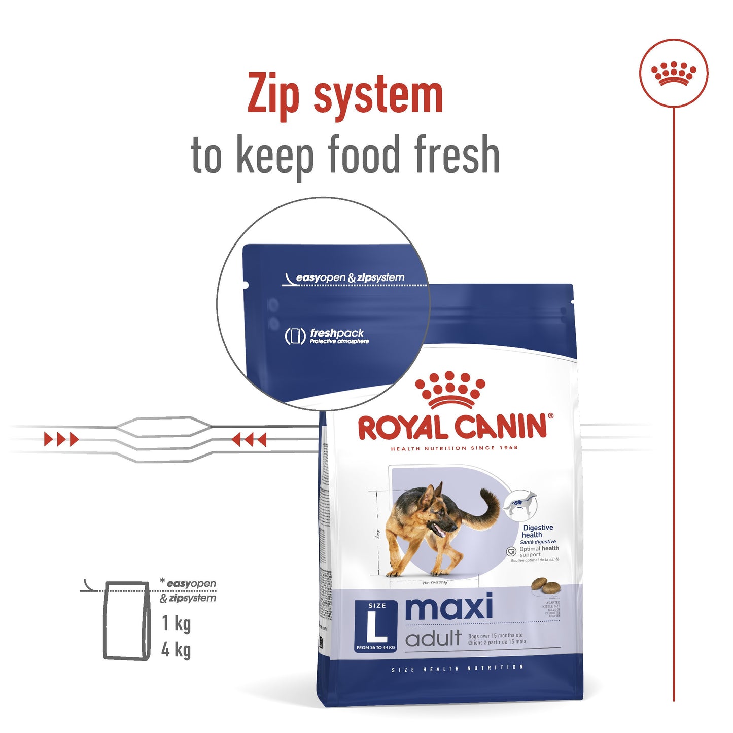 Royal Canin Maxi Large Breed Adult Chicken Dry Dog Food