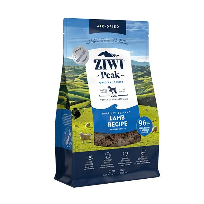 Ziwi Peak Air Dried Lamb Recipe Dry Dog Food