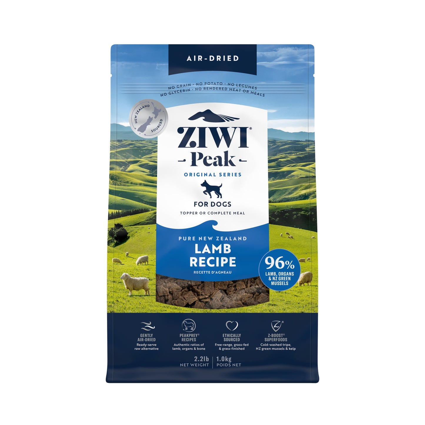 Ziwi Peak Air Dried Lamb Recipe Dry Dog Food