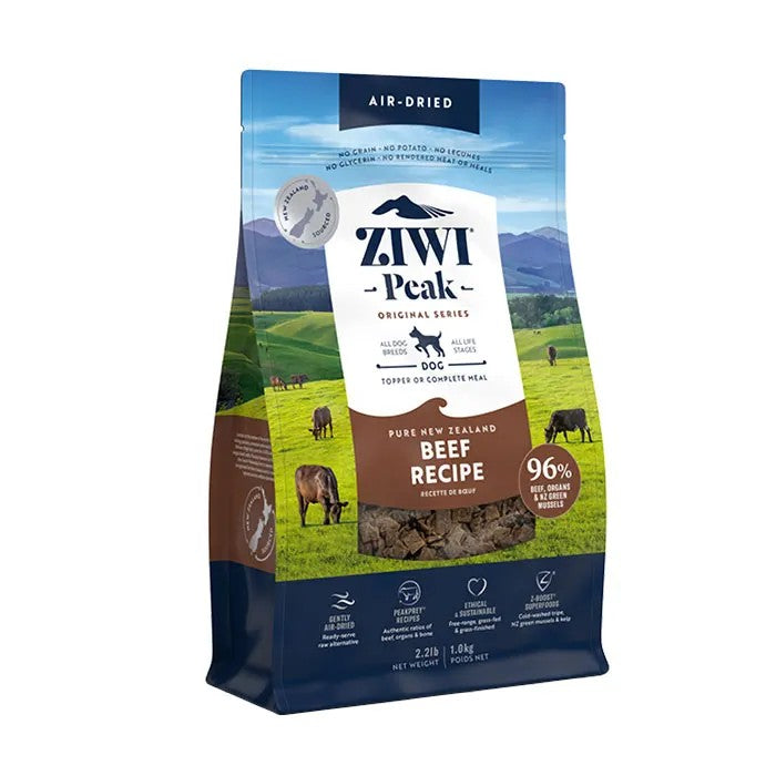 Ziwi Peak Air Dried Beef Recipe Dry Dog Food