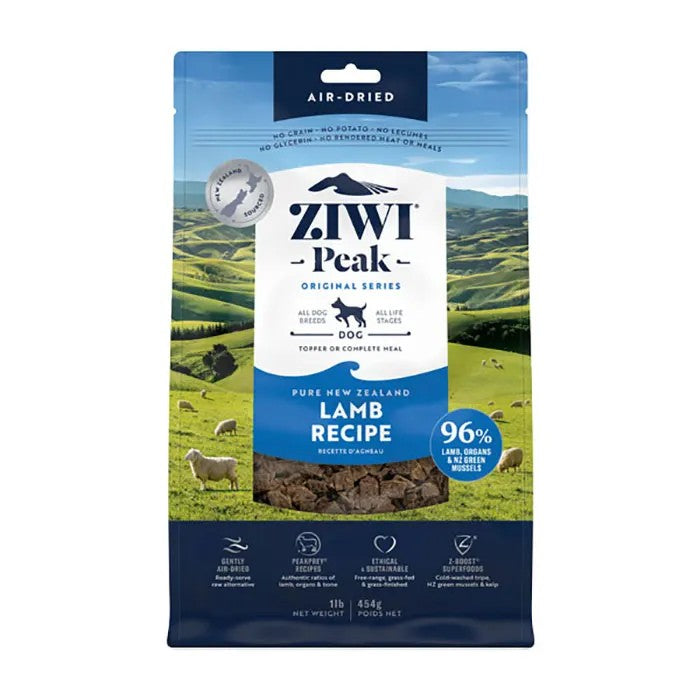 Ziwi Peak Air Dried Lamb Recipe Dry Dog Food