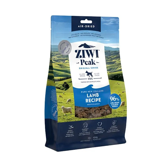 Ziwi Peak Air Dried Lamb Recipe Dry Dog Food