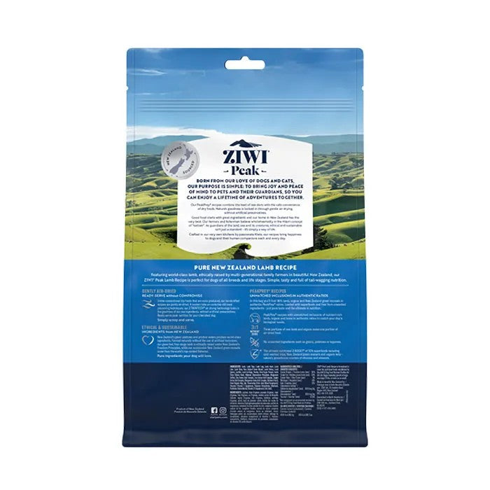 Ziwi Peak Air Dried Lamb Recipe Dry Dog Food