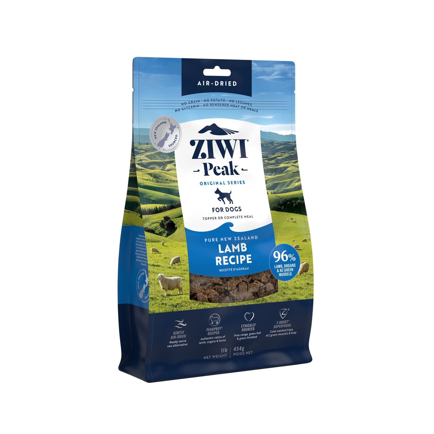 Ziwi Peak Air Dried Lamb Recipe Dry Dog Food