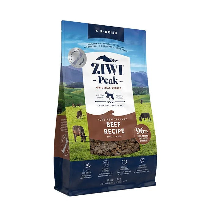 Ziwi Peak Air Dried Beef Recipe Dry Dog Food