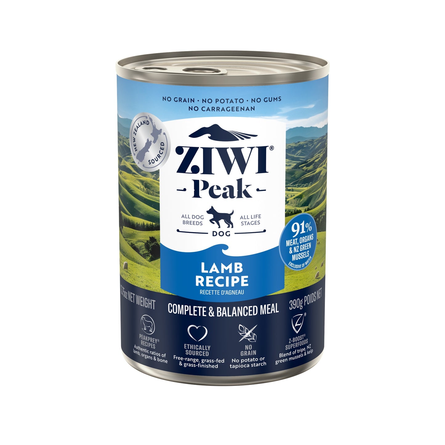 Ziwi Peak Lamb Recipe Wet Dog Food