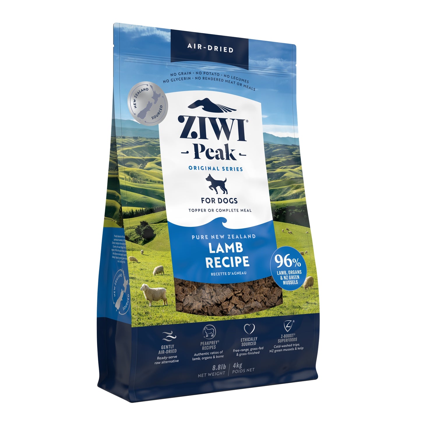 Ziwi Peak Air Dried Lamb Recipe Dry Dog Food