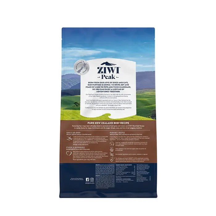 Ziwi Peak Air Dried Beef Recipe Dry Dog Food