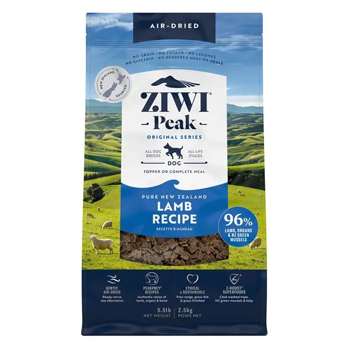 Ziwi Peak Air Dried Lamb Recipe Dry Dog Food