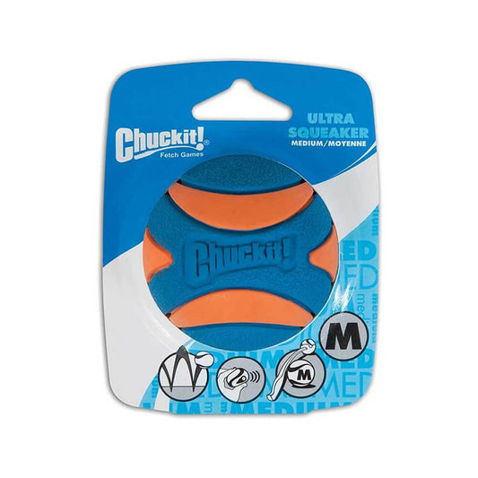Chuckit Ultra Squeaker Ball Dog Toy Medium