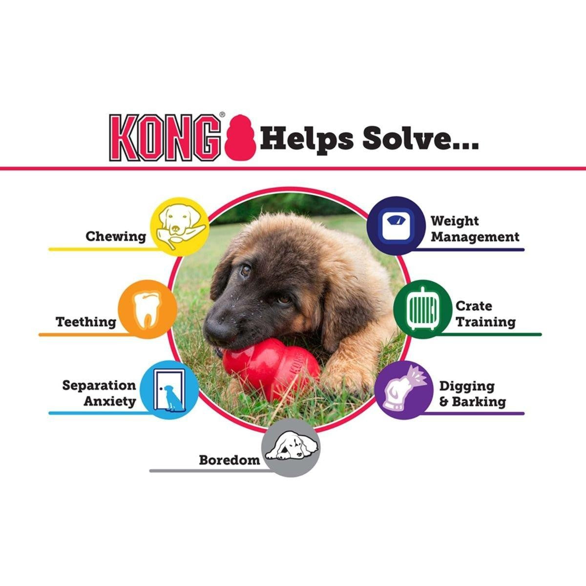 KONG Classic Puppy Treat Dispensing Dog Toy