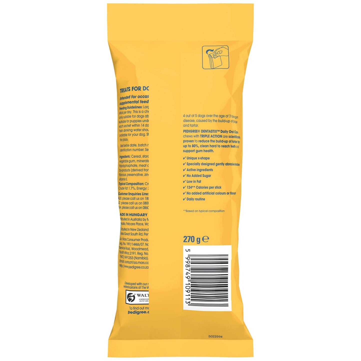 Pedigree Dentastix Large & Giant Breed Oral Care Dog Treats