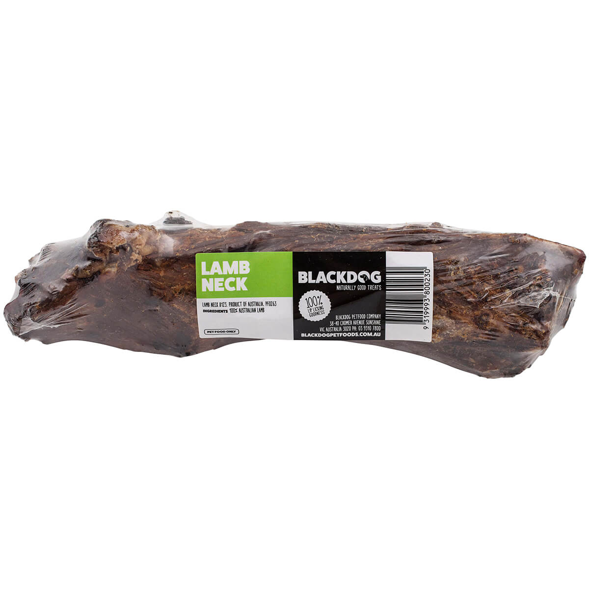 Blackdog Lamb Necks Dog Treats