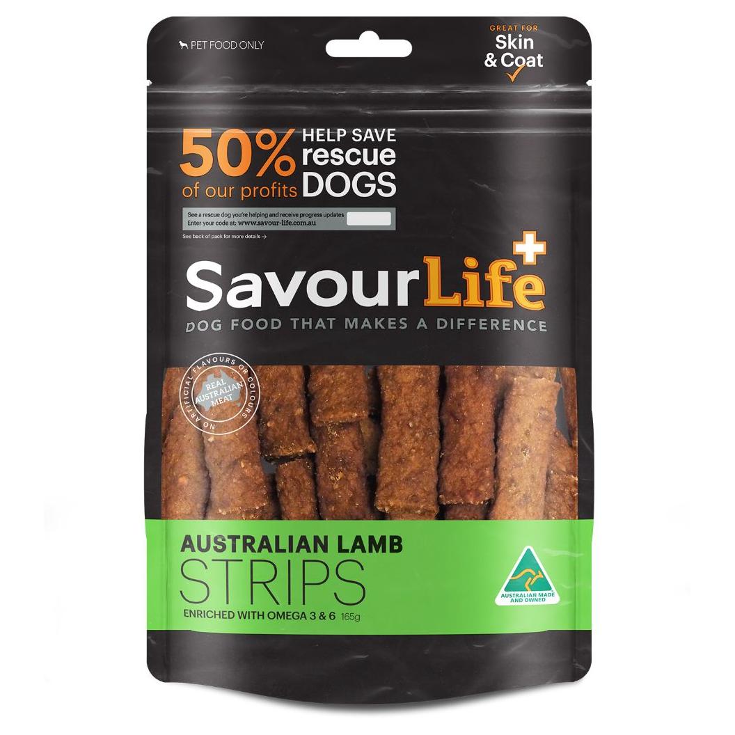 SavourLife Australian Lamb Strips Dog Treats