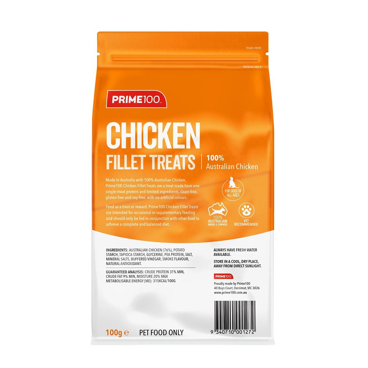 Prime100 Chicken Fillet Dog Treats