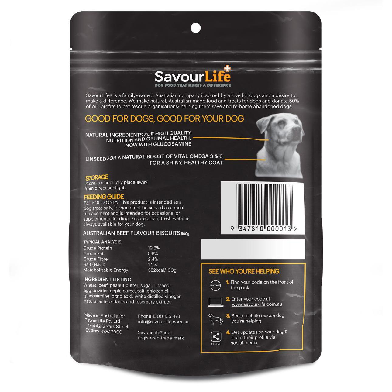 SavourLife Australian Beef Biscuit Dog Treats