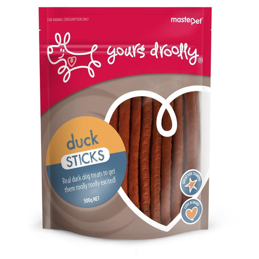 Yours Droolly Duck Sticks Dog Treats
