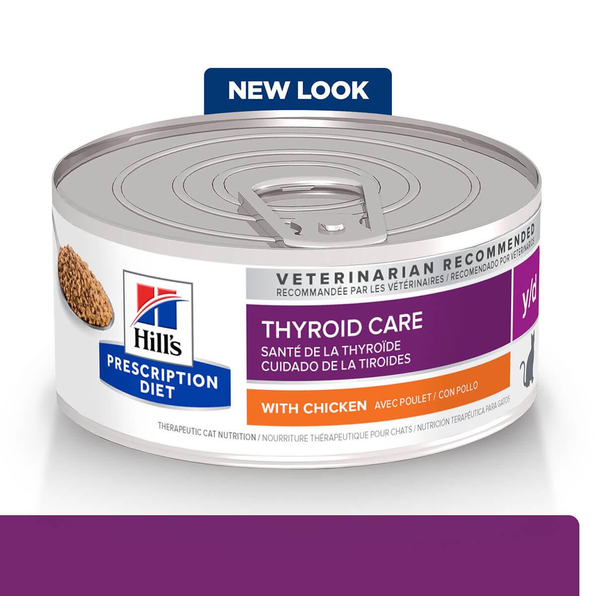 Hill's Prescription Diet Y/D Thyroid Care Chicken Wet Cat Food