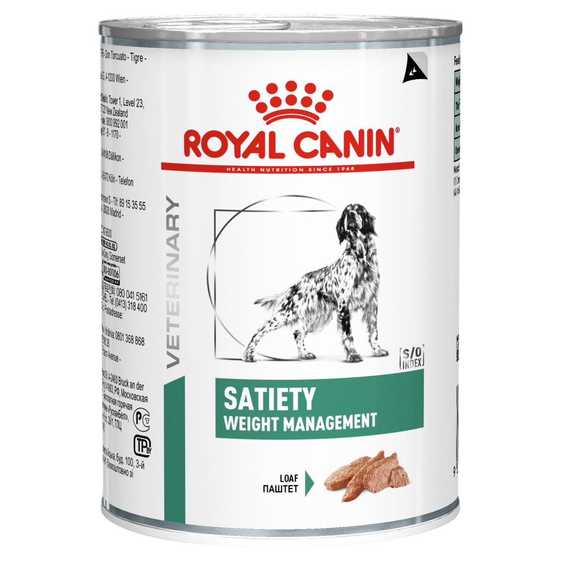 Royal Canin Veterinary Satiety Weight Management Wet Dog Food Cans