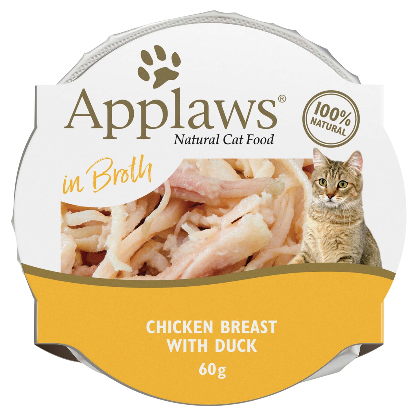 Applaws Cat Juicy Chicken Breast with Duck Pot 60g