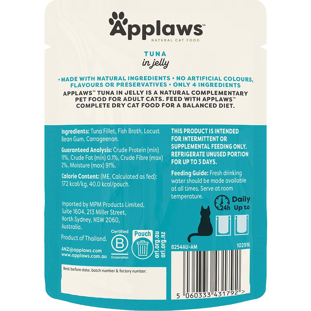 Applaws Tuna Wholemeat In Jelly Wet Cat Food