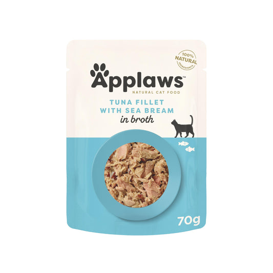 Applaws Tuna & Sea Bream Pouch Wet Cat Food