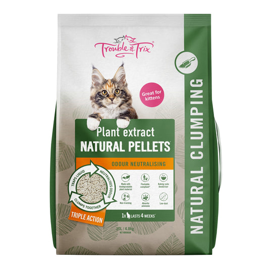 Trouble N Trix Natural Clumping Tofu Cat Litter