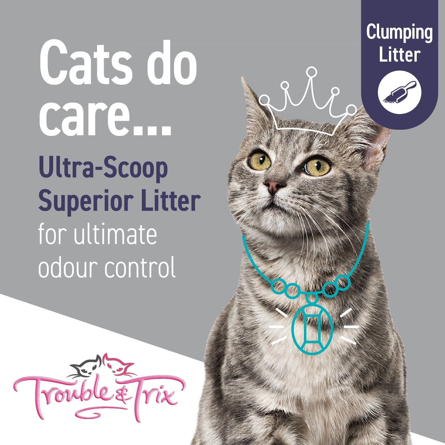 Trouble N Trix Ultra Scoop Clumping Cat Litter